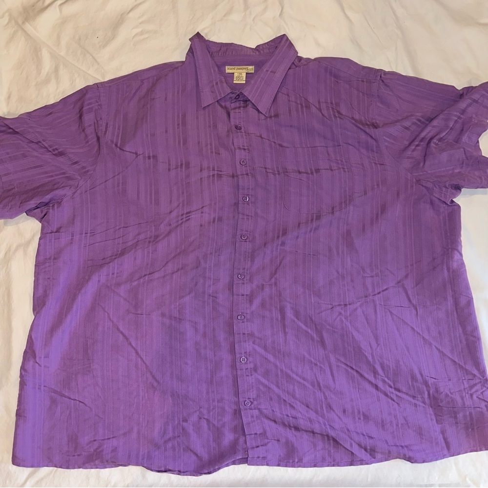 Men’s Island Passport Big & Tall Casual Vacation Shirt
